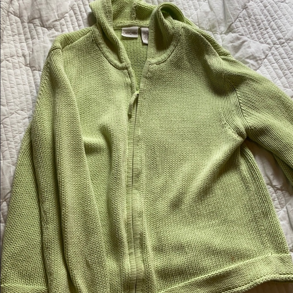 lime green hoodie